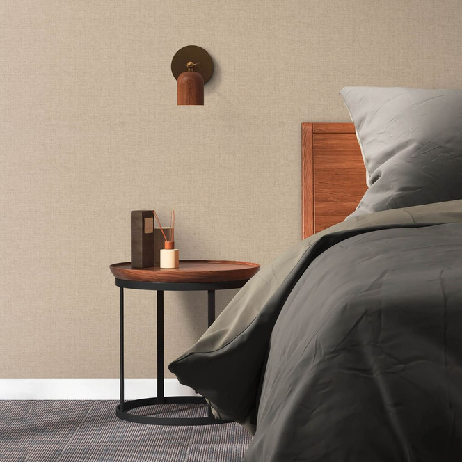 Guido Maria Kretschmer Unitapete Echo & Soft Loom Fashion for Walls 5 hellbraun
