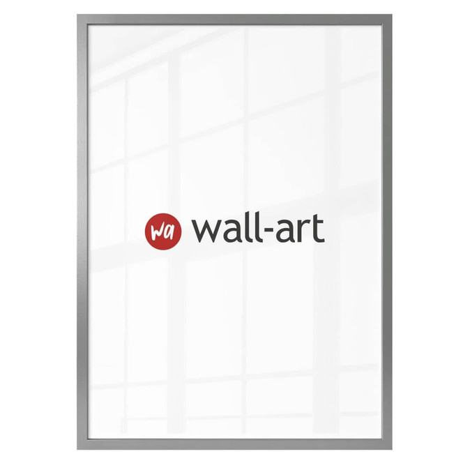 Bilderrahmen aus Holz - silber - 40x50cm - Bild 1