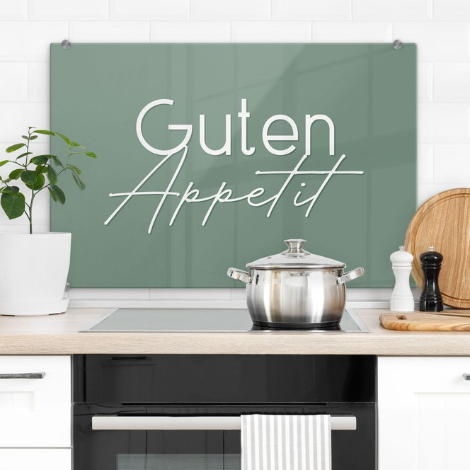 Spritzschutz Guten Appetit