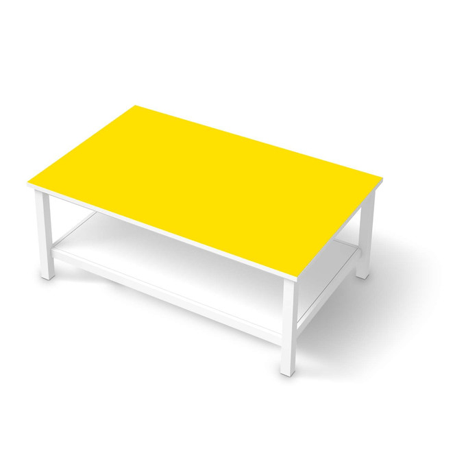 Möbelfolie IKEA Hemnes Tisch 118x75cm - Gelb Dark- Bild 1