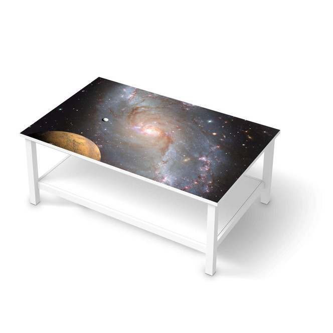 Möbelfolie IKEA Hemnes Tisch 118x75cm - Milky Way- Bild 1
