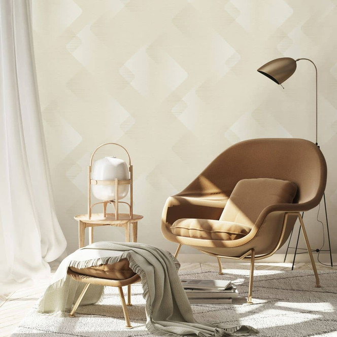 Grafiktapete Elysium creme