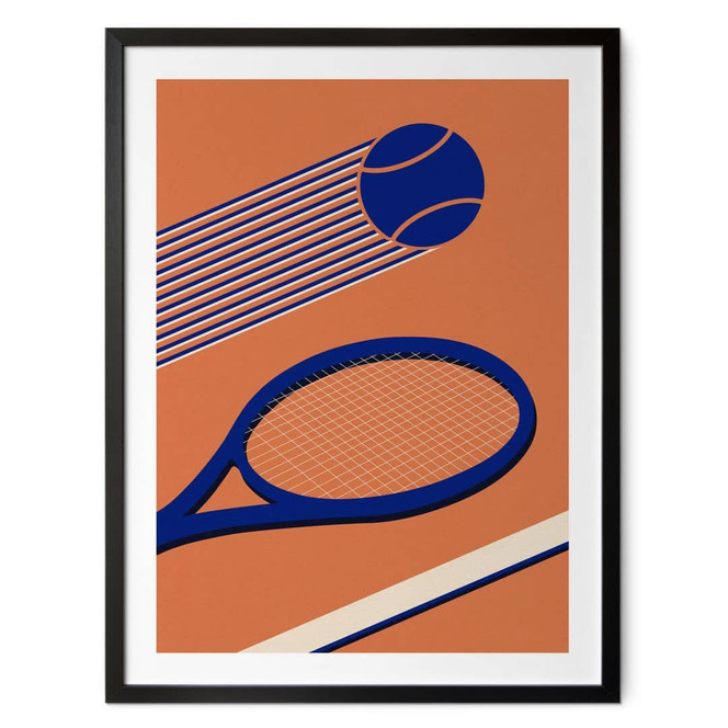 Poster Retro Tennis - Feist