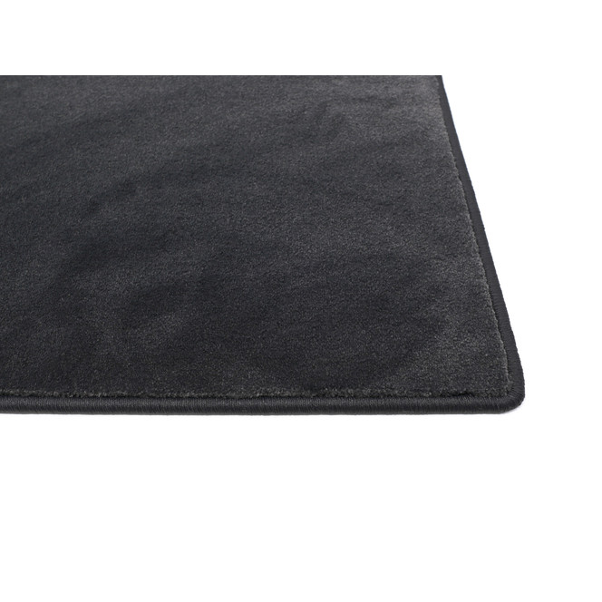Samantha Velours Kettelteppich Wunschmass in Anthrazit
