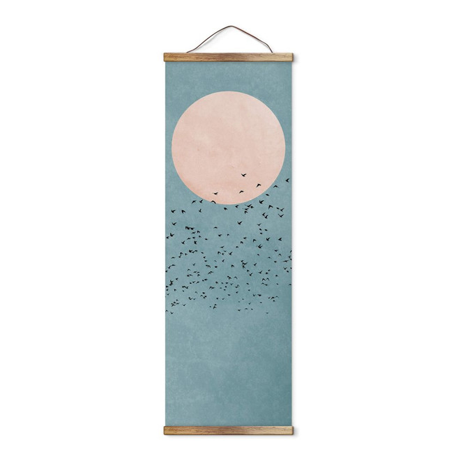 Stoffbild Kubistika - Mondschein