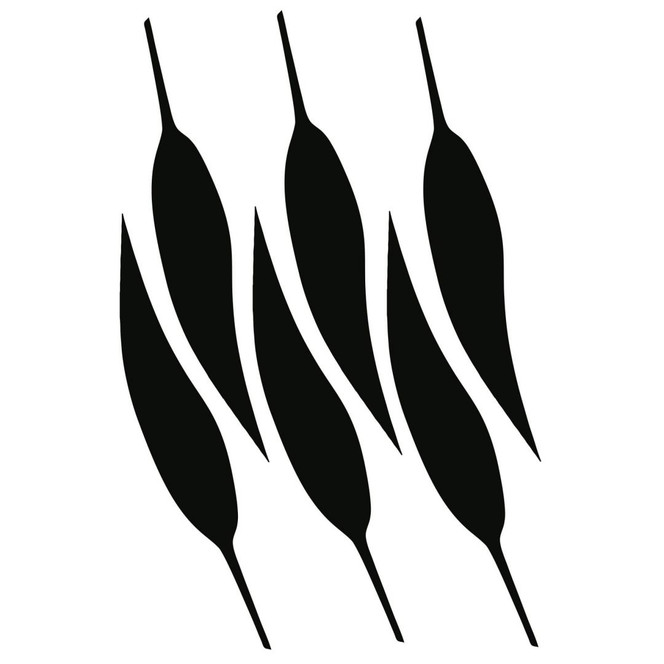 Wandtattoo Blätter-Set 6