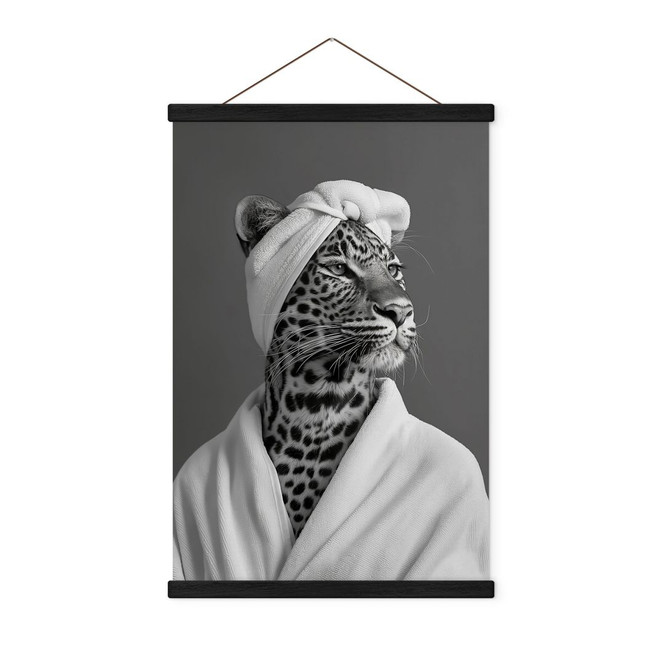 Stoffbild Royale Spa-Auszeit mit Leopard - Rahner