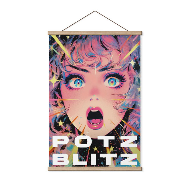 Stoffbild Potzblitz im Anime-Stil - Treechild