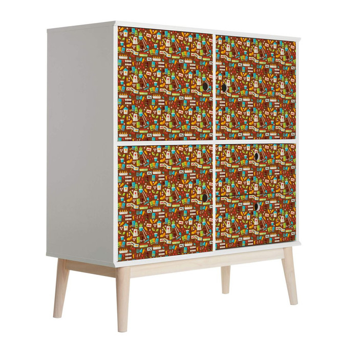 Möbelfolie, Dekofolie - abwischbar - Gartenarbeit