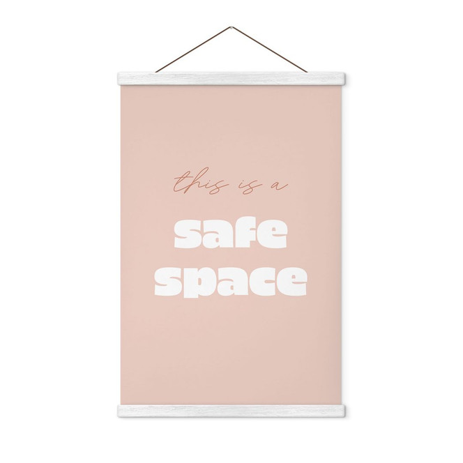 Stoffbild This is a safe space