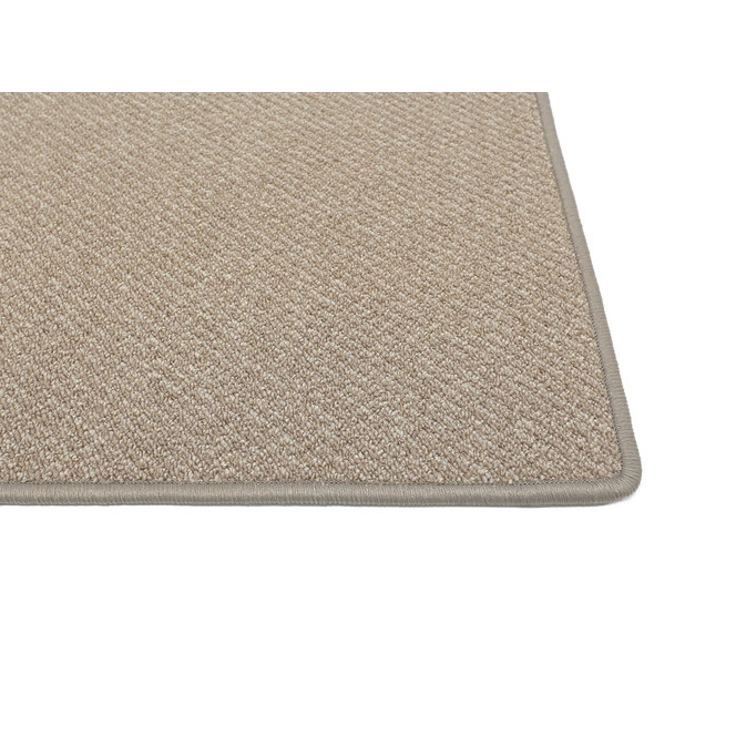 Bijou Loop Kettelteppich Rechteck Wunschmass in Nougat