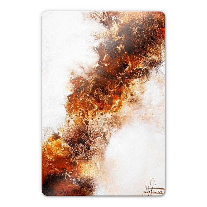 Glasbild Fedrau - Flüssiges Gold