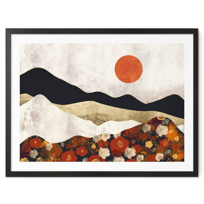 Poster Herbstliche Berglandschaft - SpaceFrog Designs