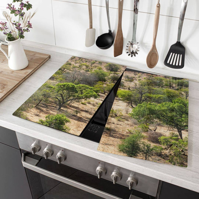 Herdabdeckplatte Savannenlandschaft in Afrika - Hugonnard