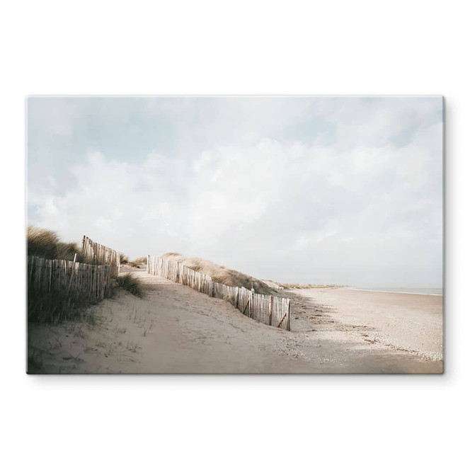 Glasbild Dünenlandschaft an der Nordsee - Annie
