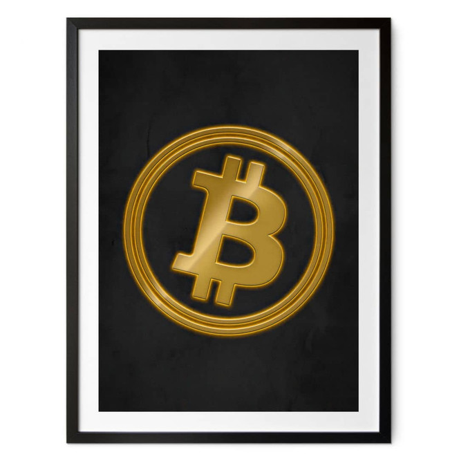 Poster Bitcoin Logo