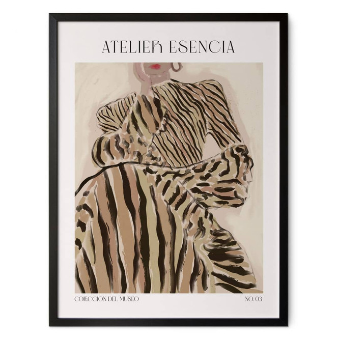 Poster Couture im Streifen-Look - Treechild