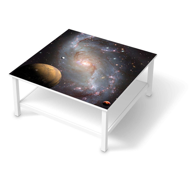 Klebefolie IKEA Hemnes Tisch 90x90cm - Milky Way- Bild 1