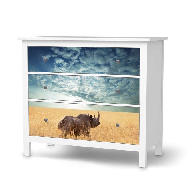 Möbelfolie IKEA Hemnes Kommode 3 Schubladen - Rhino- Bild 1