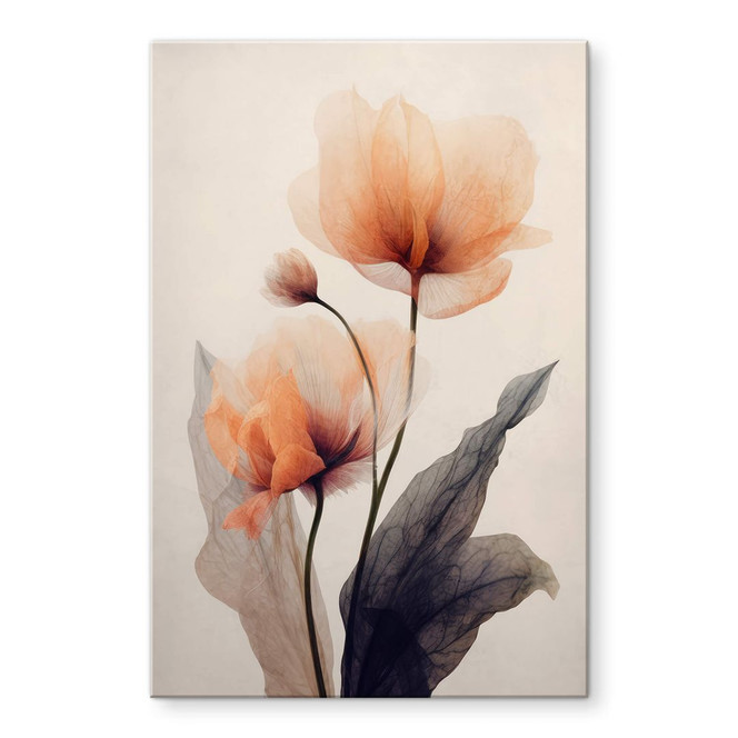 Acrylglasbild Zarte Blüten - Blumenmotiv - Treechild