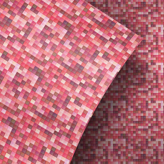 Möbelfolie, Dekofolie - abwischbar - Rotes Mosaik 02