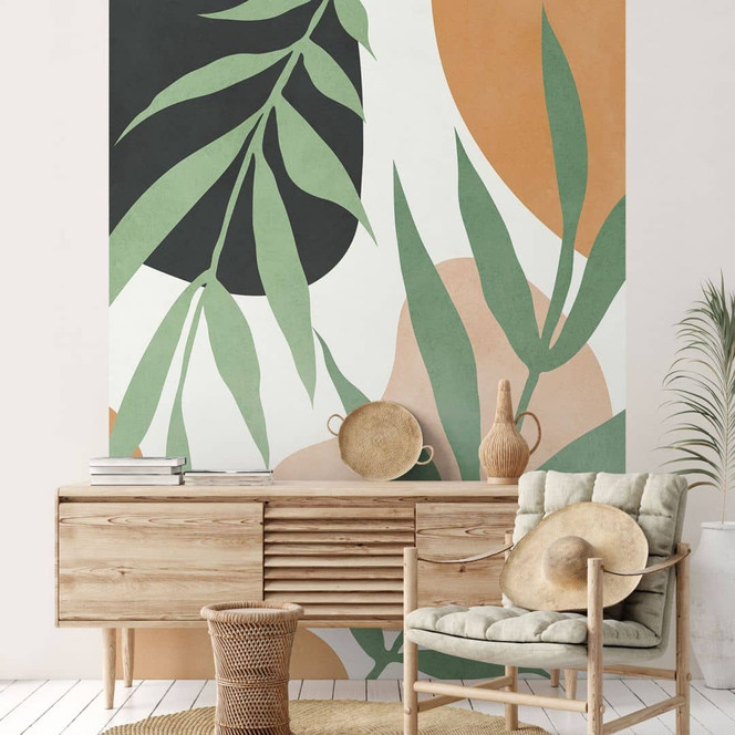 Fototapete Grüne Zweige im Dschungel - Costa