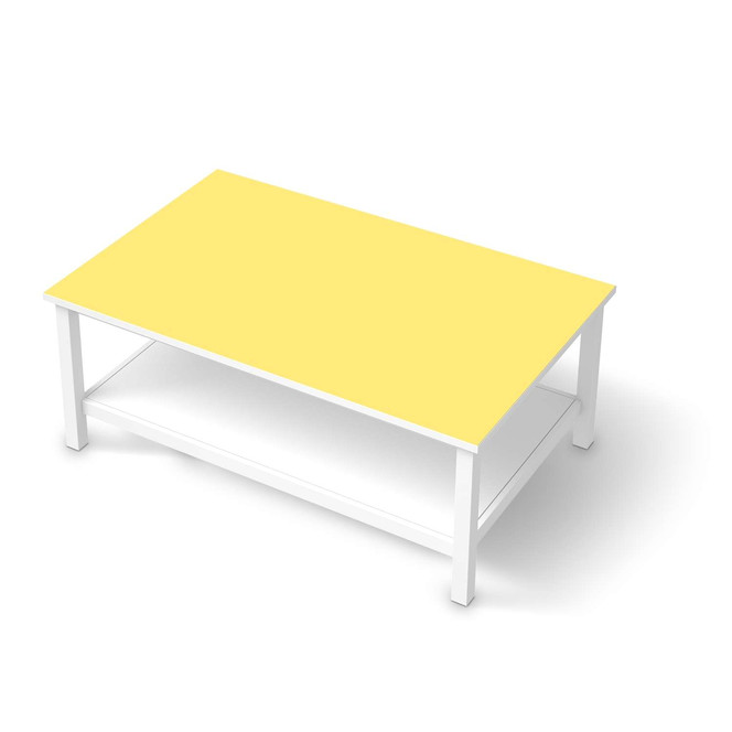 Möbelfolie IKEA Hemnes Tisch 118x75cm - Gelb Light- Bild 1