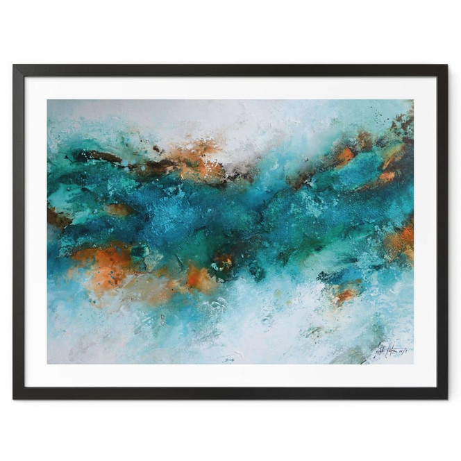 Poster Gefrorenes Wasser - Fedrau