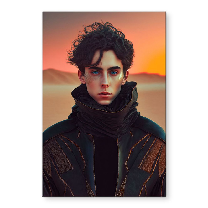 Acrylglasbild Paul in der Wüste - Inspiriert von Dune - Treechild