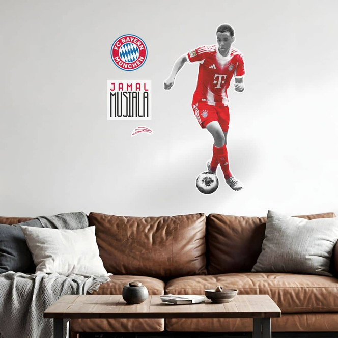 Wandtattoo FC Bayern Spieler Jamal Musiala 2025/26