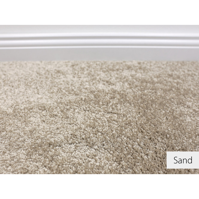 Emma Super Soft Teppichboden Meterware Wunschmass in Sand