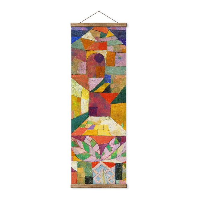 Stoffbild Klee - Burggarten - Panorama