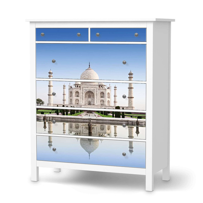 Klebefolie IKEA Hemnes Kommode 6 Schubladen - Taj Mahal- Bild 1