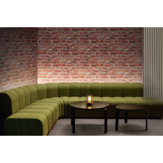 Vliestapete Rot Grau Steinoptik für Wohnzimmer Küche Büro marburg Tapete