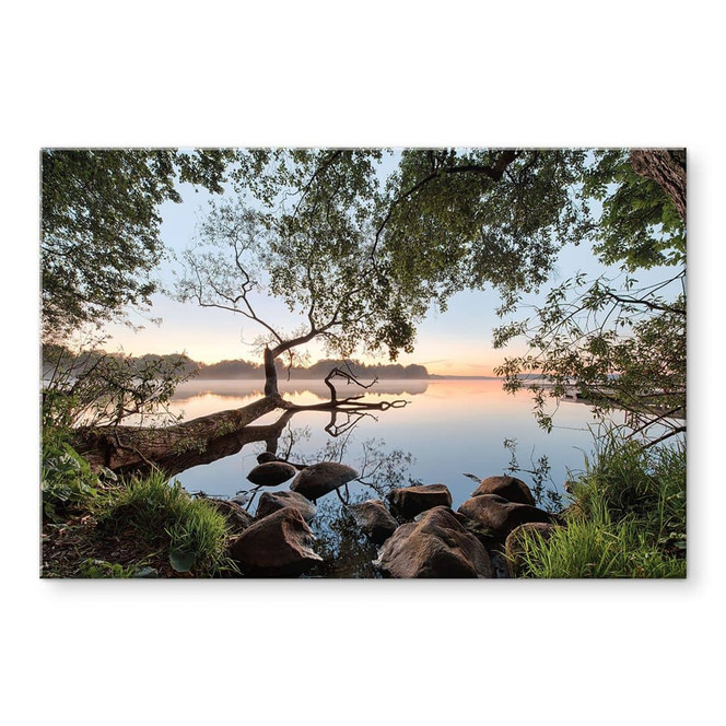 Acrylglasbild Blick auf den See - Keller
