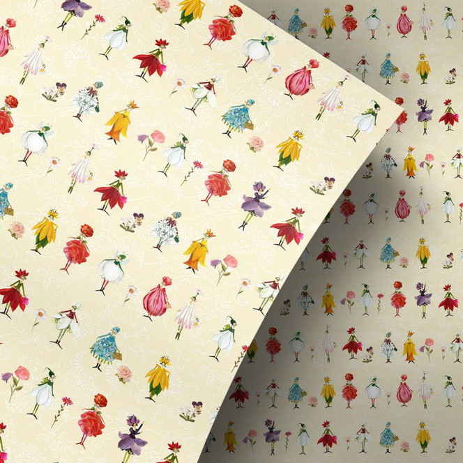 Möbelfolie Leffler - Blütenelfen