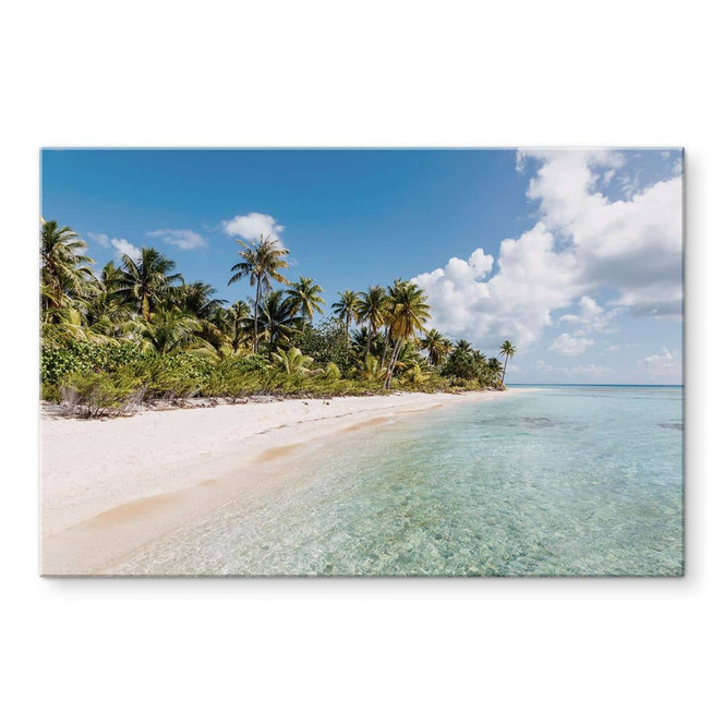 Acrylglasbild Palmenstrand in der Südsee - Colombo