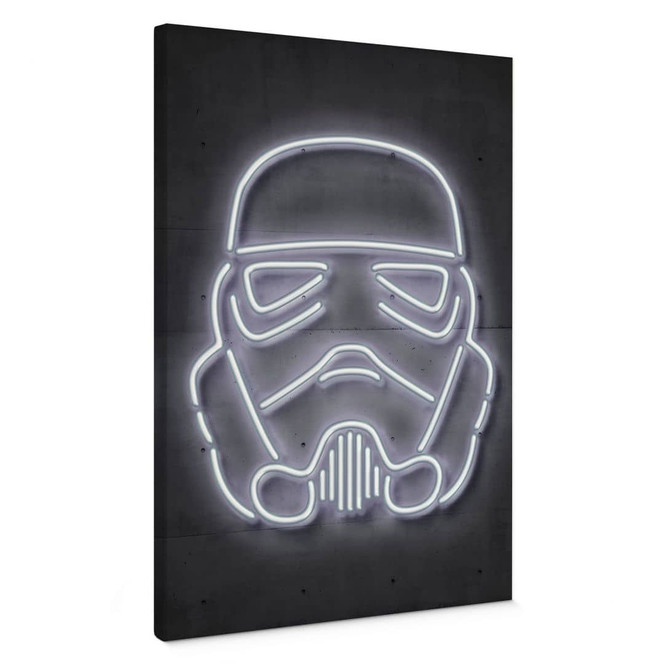 Leinwandbild Stormtrooper Helm - Mielu