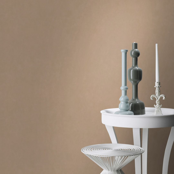 Unitapete, Vliestapete Paraiso braun