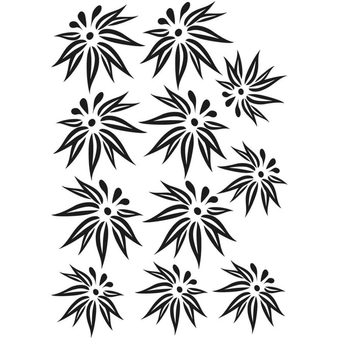 Wandtattoo Blüten-Set 11