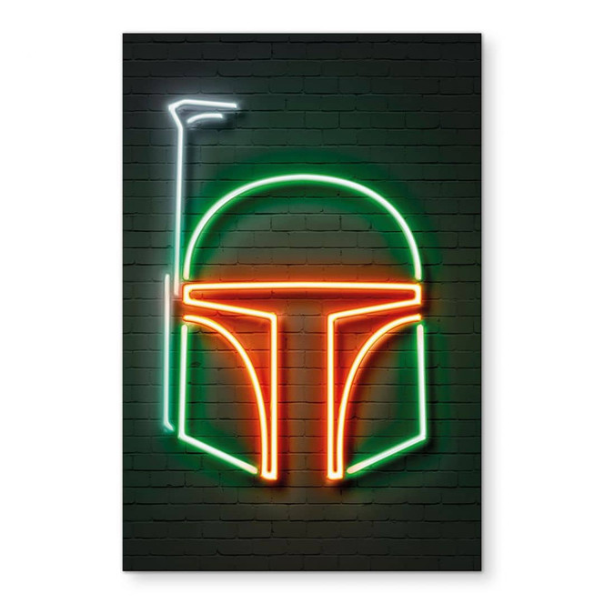 Wandbild Boba Fett - Mielu - Alu-Dibond