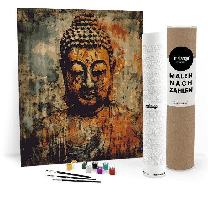 Malen nach Zahlen Leinwandbild - Buddha Bansa