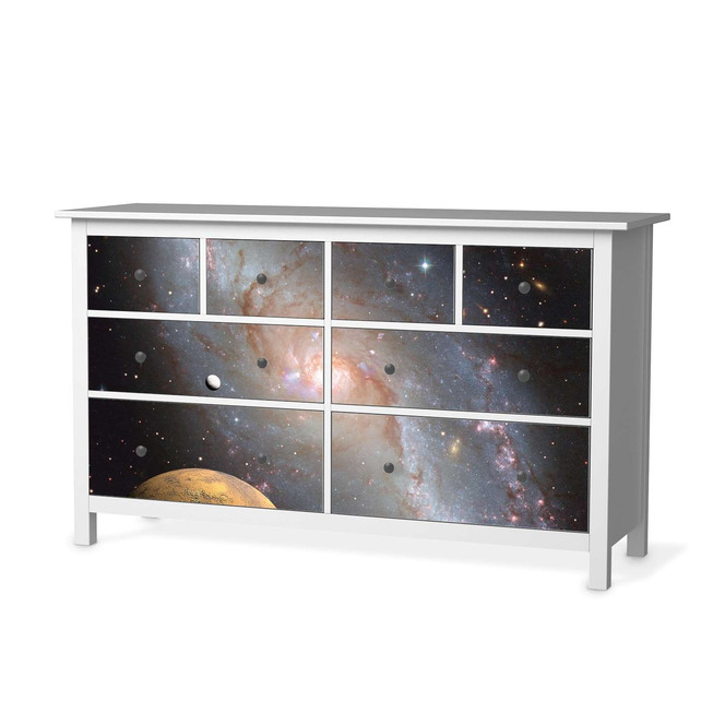 Möbelfolie IKEA Hemnes Kommode 8 Schubladen - Milky Way- Bild 1