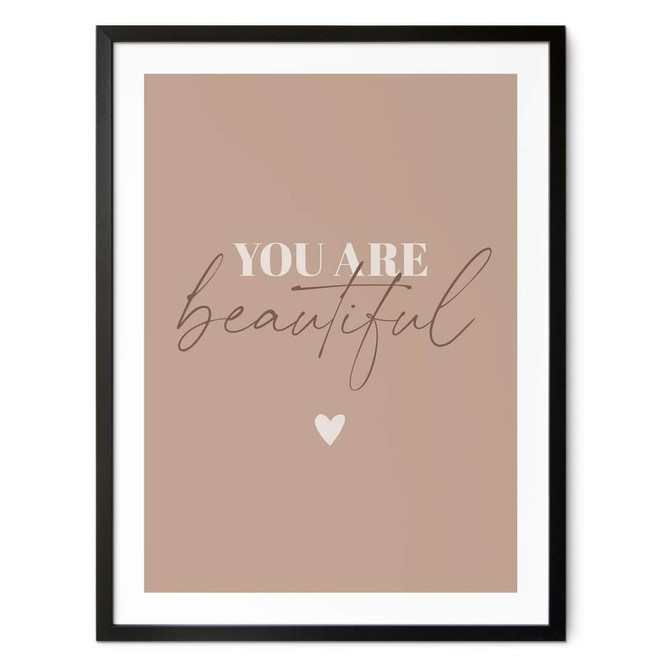 Poster You are beautiful