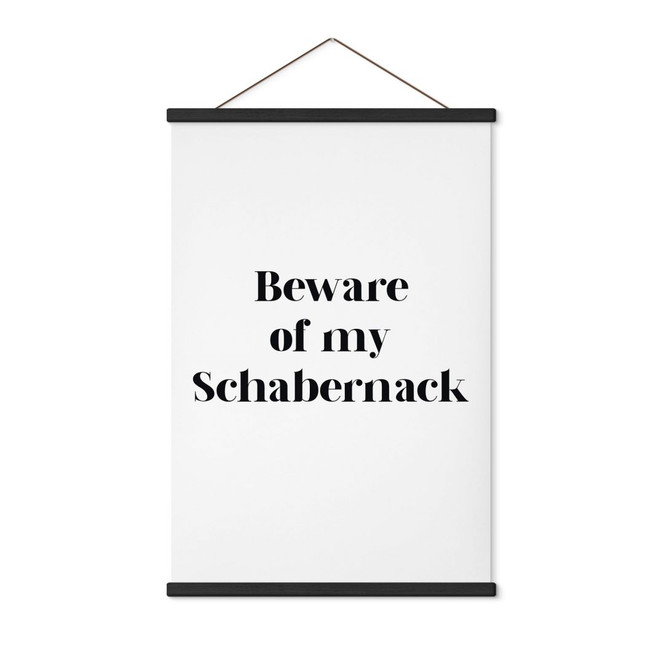 Stoffbild Beware of my Schabernack