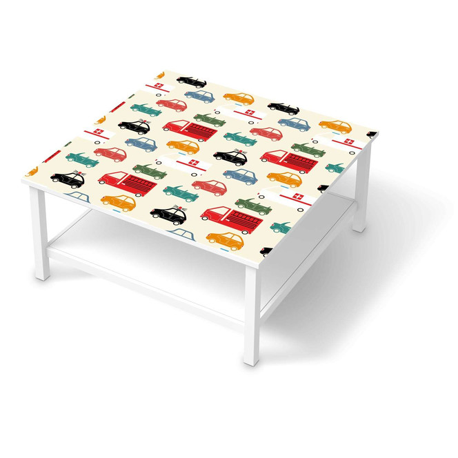 Klebefolie IKEA Hemnes Tisch 90x90cm - Cars- Bild 1