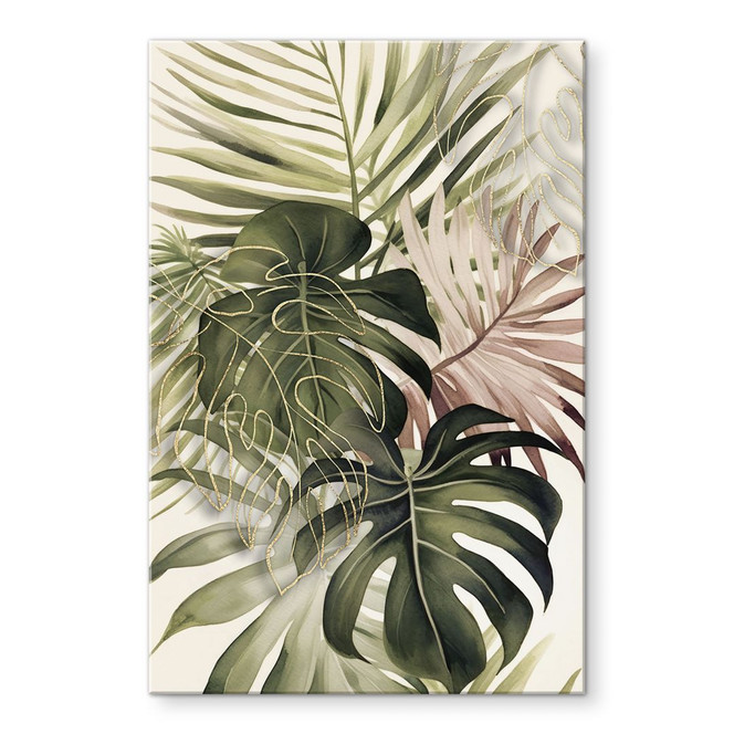 Acrylglasbild Tropische Blätter Boho - Haase