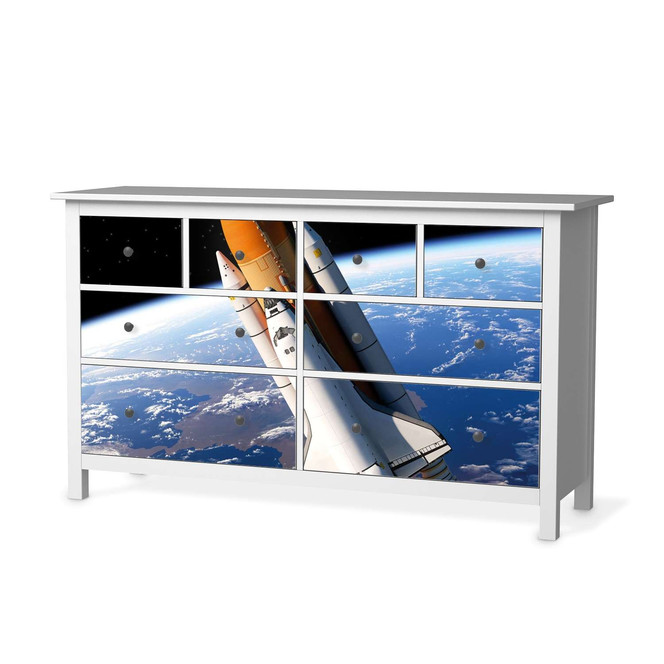 Möbelfolie IKEA Hemnes Kommode 8 Schubladen - Space Traveller- Bild 1