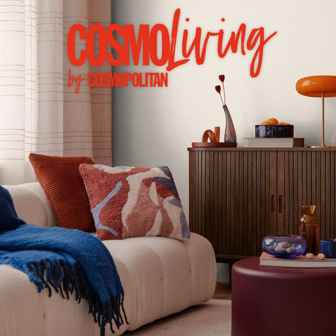 COSMOPOLITAN Unitapete Hellbeige-Grau - moderne Schlafzimmer Vliestapete