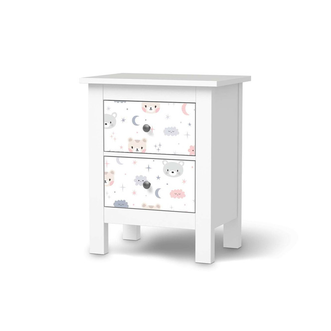 Möbelfolie IKEA Hemnes Kommode 2 Schubladen - Sweet Dreams- Bild 1